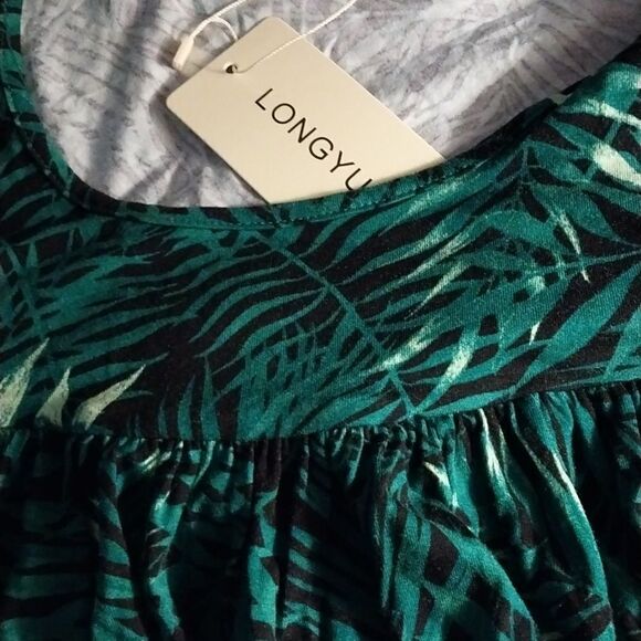 LONGYUAN Women Casual Tops Short Sleeve Tunic Hide Belly Shirts Elastic … - Picture 8 of 11